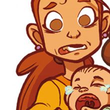 El síndrome de mamá osa.. Un proyecto de Ilustración tradicional de Marco Antonio Paraja Corbato - 27.02.2014