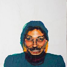 Monsters: self portrait in company. Painting project by laura plou - 03.02.2014