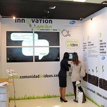 Innovation Garden - Stand -. Projekt z dziedziny  Manager art, st, czn, Projektowanie graficzne, Projektowanie interakt, wne, W, darzenia i  Reklama użytkownika Mª Eugenia Rivera de Lucas - 21.11.2010