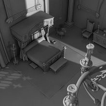 Habitación del Rey (Meñique). Un proyecto de 3D, Animación, Cine, vídeo, televisión y Motion Graphics de Heidy - 21.05.2007