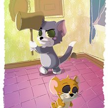 Tom y Jerry. Een project van Film, video en televisie, Ontwerp van personages, Redactioneel ontwerp y Traditionele illustratie van David Pavón Benítez - 21.05.2014