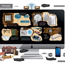 Infografía / Ilustración. Traditional illustration project by Juan Manuel Falabella - 05.22.2014
