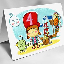 Ilustración para aniversario infantil. Un proyecto de Diseño de personajes e Ilustración tradicional de Guixarades - 22.05.2014