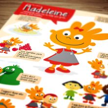 Madeleine de NewRest Ein Projekt aus dem Bereich Design, Design von Figuren, Grafikdesign und Traditionelle Illustration von On Accent Diseño Creativo Digital - 22.05.2012