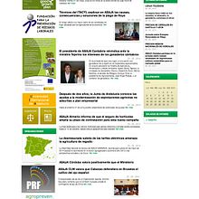 Asaja - Portal a medida para la Asociacion de Jovenes Agricultores Ein Projekt aus dem Bereich Webdesign und Design von Color Vivo Internet - 11.04.2014
