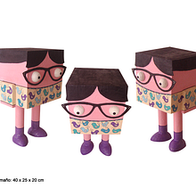 Toy retro bird. 3D, Arts, Crafts, Design, Character Design, and Traditional illustration project by vanessa santos - 05.26.2014
