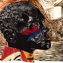 Grabado (xilografía y collage). Fine Arts project by Almudena Guerras - 05.26.2014