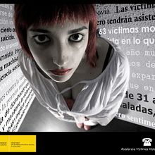 Cartel (violencia de género). Graphic Design project by Almudena Guerras - 05.26.2014