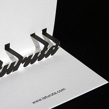 Tarjetas pop up para el estudio "Laturuta". Creative Consulting, Design, and Graphic Design project by Omán Impresores - 05.27.2014