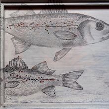 In & out the frame. Traditional illustration, and Painting project by Raquel Sendín - 05.27.2014