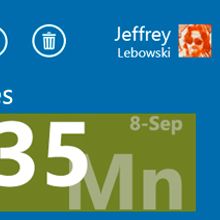 © aTareado aplicación de gestión de tareas para Windows 8 . UX / UI, e Design gráfico projeto de Danann - 29.05.2014