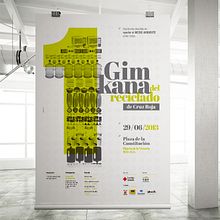 GIMKANA del Reciclado 2013 Cruz Roja.Diseño de Gráfica.. Un proyecto de Diseño gráfico e Ilustración tradicional de Plan D Creativos - 15.06.2013