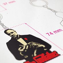 Llaveros "El Padrino" . Art Direction, and Product Design project by Olivier Fritsch - 04.29.2014