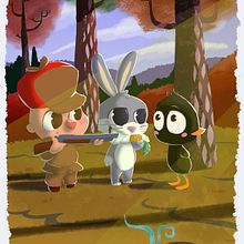 Looney Tunes. Een project van Film, video en televisie, Ontwerp van personages, Redactioneel ontwerp y Traditionele illustratie van David Pavón Benítez - 29.05.2014
