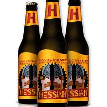 Hessian beer. Design, Traditional illustration, and Packaging project by Nicolás Aznárez - 05.29.2014