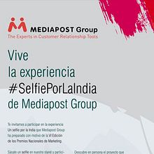 Roll Up Mediapost Group #SelfiePorLaIndia. Br, ing, Identit, Design, Graphic Design, and Marketing project by José M. Miguel - 05.13.2014