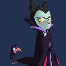 Malefica. Een project van Film, video en televisie, Ontwerp van personages, Redactioneel ontwerp y Traditionele illustratie van David Pavón Benítez - 30.05.2014