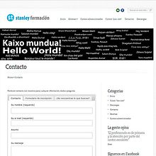 Stanley Formación Ein Projekt aus dem Bereich Webentwicklung und Webdesign von Jaime Martínez Martín - 31.05.2014