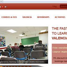 Spanish In Valencia. Web Development, and Web Design project by Ingeweb.es Soluciones Informáticas - 10.02.2011