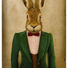 Colección Animalaria - conejo. Un progetto di Design, Character design e Illustrazione tradizionale di Jose Luis Oliver Campoy - 01.06.2014