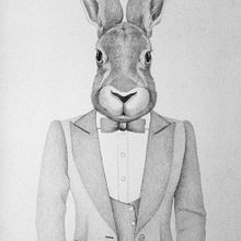 Colección Animalaria - boceto conejo. Un progetto di Design, Character design e Illustrazione tradizionale di Jose Luis Oliver Campoy - 01.06.2014