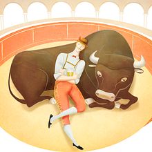 Spain,Germany. Un progetto di Belle arti, Design editoriale e Illustrazione tradizionale di Javier Monsalvett - 02.06.2014