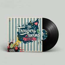 The trouper´s swing band Ein Projekt aus dem Bereich Br, ing und Identität, Design, Traditionelle Illustration und Verpackung von Alejandro Pertusa - 15.05.2014