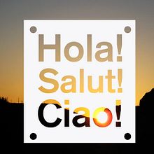 Hola! Salut! Ciao!. Projekt z dziedziny Projektowanie graficzne, Fotografia, T i pografia użytkownika Tere Lari - 23.03.2013