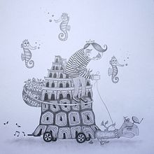 The Endless Trip. Fine Arts, Character Design, and Traditional illustration project by Mickael Brana - 06.03.2014