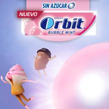 Key visual Orbit Bubble Mint. Art Direction, Design, Product Design, Graphic Design, and Advertising project by Raquel Torregrosa - 11.10.2013