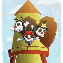 Animaniacs. Een project van Film, video en televisie, Ontwerp van personages, Redactioneel ontwerp y Traditionele illustratie van David Pavón Benítez - 04.06.2014