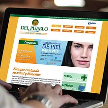 Farmacia del Pueblo: Web Institucional. Web Design project by Martin Rodriguez - 06.05.2014