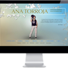Ana torroja. Web Development, and Design project by Jaime Sanchez - 06.05.2014