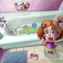 ¿ Hoy toca pelo ?. Animation, Character Design, and Traditional illustration project by alicia borges - 06.05.2014
