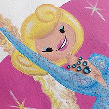 Rita Dinamita, ilustración para un cliente. Character Design, Traditional illustration, and Painting project by Eva Sanz - 05.05.2014