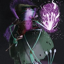 Warlock. Een project van Ontwerp van personages y Traditionele illustratie van David Pavón Benítez - 06.06.2014