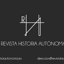 Tarjetas de visita de la Revista Historia Autónoma. Un proyecto de Br, ing e Identidad, Diseño gráfico y Publicidad de Tipo Servicios Editoriales - 07.06.2014