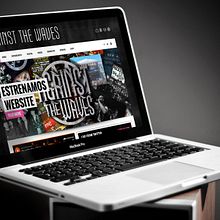Against The Waves Official Website. Un proyecto de Desarrollo Web, Diseño gráfico y Diseño Web de Daniel Berzal - 10.06.2014