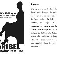 Díptico Maribel y las extrañas familias. Un proyecto de Cine, vídeo, televisión, Diseño, Diseño gráfico e Ilustración tradicional de Tipo Servicios Editoriales - 10.06.2014