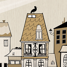 Casones, casas, casitas.. Un projet de Illustration traditionnelle de Irene Ibáñez Gumiel - 10.06.2014