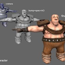 Troll Lowpoly Game Character . 3D de Roberto Ampudia Sanchez - 06.10.2014