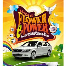 Flower e-Power Ein Projekt aus dem Bereich Grafikdesign, Traditionelle Illustration, T und pografie von AITOR ROLLAN - 11.06.2014