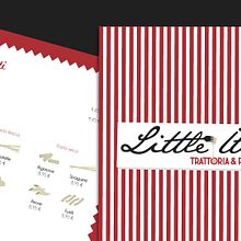 Carta Little Italy Trattoria & Pizzeria. Design, and Graphic Design project by LeBranders Global Design Solutions - 06.11.2014