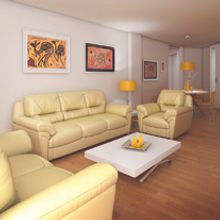 CG Images - Interior piso en Barcelona. 3D, Interior Architecture & Interior Design project by Noel Zaragoza - 06.12.2014