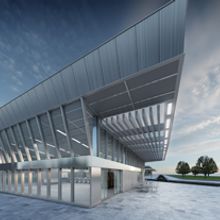 CG Images - Arquitectura estación de Ferrocarriles. 3D, Architecture, and Photograph project by Noel Zaragoza - 06.12.2014