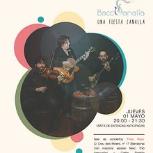 Póster Bacchanalia. Design project by Eva - 06.12.2014