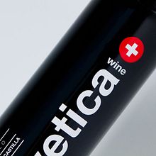 Helvetica Wine. Art Direction, Graphic Design, Industrial Design, Packaging, T, and pograph project by Wild Wild Web - 06.12.2014