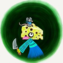 CABEZA DE CHORLITO Ein Projekt aus dem Bereich Traditionelle Illustration, Design von Figuren und Grafikdesign von Victoria Nuñez Moncada - 09.04.2012