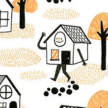 "Little Houses". Un proyecto de Diseño de personajes e Ilustración tradicional de Alejandra Morenilla - 13.06.2014