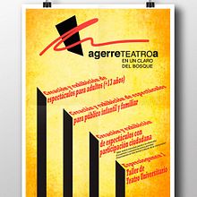 Cartel Agerre. Un proyecto de Diseño gráfico de Gerardo Gujuli Apellaniz - 15.06.2014